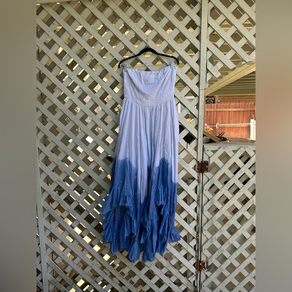 Anthropologie Samant Chauhan Dip-Dyed Maxi Dress - Picture 5 of 7